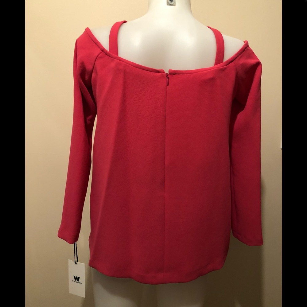 W BY WORTH COLLECTION VINTAGE SHOULDER BLOUSE - Picture 7 of 17